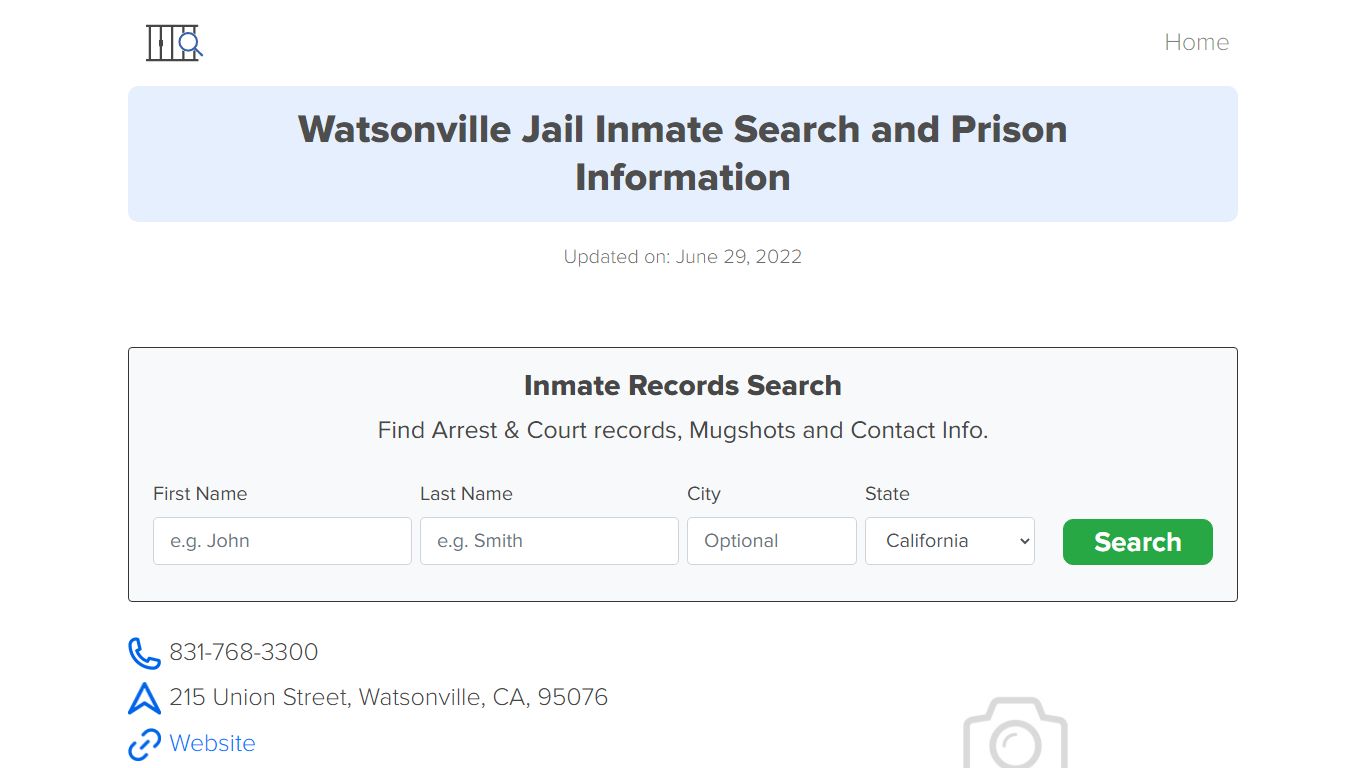 Watsonville Jail Inmate Search, Visitation, Phone no ...